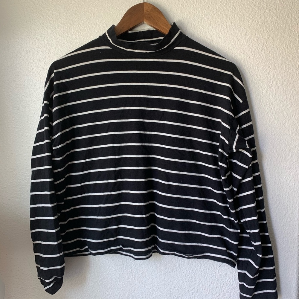 Everlane Mockneck Crop